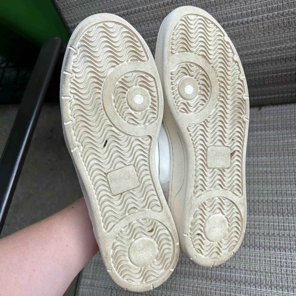 Women's White and Cream Sneakers - Picture 11 of 11